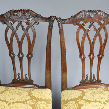 Chippendale Chair Set Reproduction