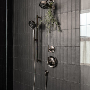 Moody Organic-Modern Primary Bathroom