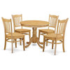 5-Piece Small Kitchen Table Set, Table and 4 Dining Chairs