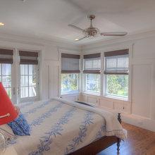 upstairs guest room - wainscoating