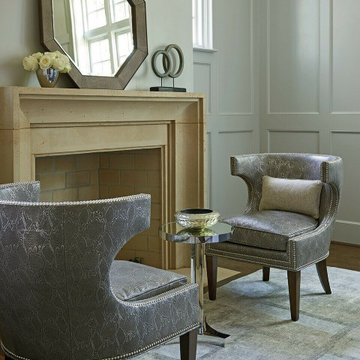 Modern Glass and Lucite Side End Tables