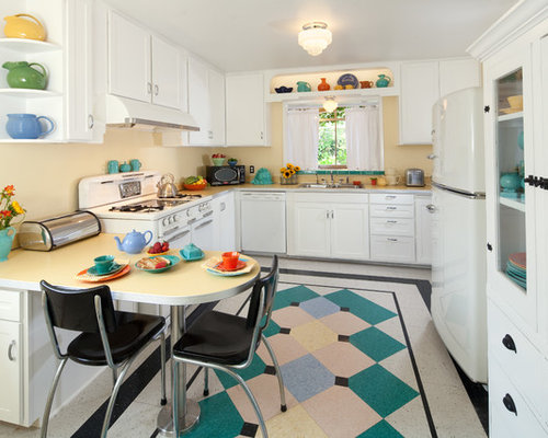 Best Checkerboard Linoleum Design Ideas & Remodel Pictures | Houzz