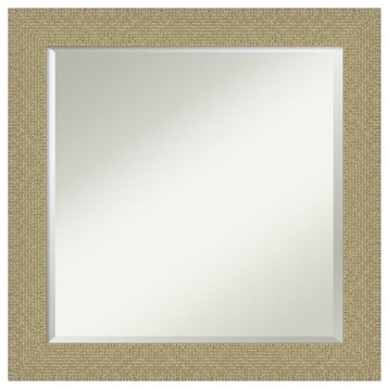 Mosaic Gold Beveled Wall Mirror - 24.25 x 24.25 in.