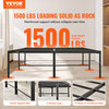 VEVOR Queen Size Bed Frame 18" Metal Bed Frame Platform 1500 lbs Noise Free