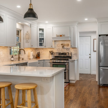 Transitional Kitchen & Mudroom Design West Chester, PA