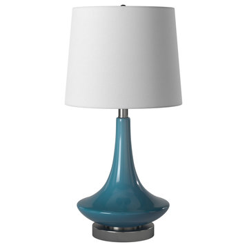 Table Lamp, Niagra Falls Blue