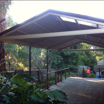 Stratco multi span gable pergola