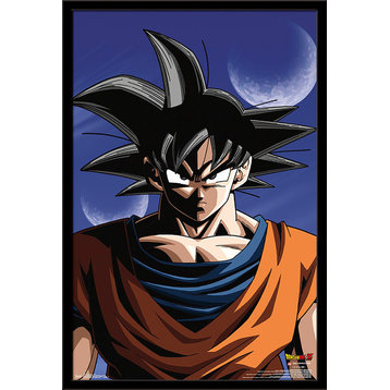 Dragon Ball Z Goku Poster, Black Framed Version