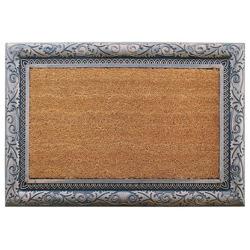 Rubber And Coir Albena Bronze Finished Heavy Duty Doormat 24"x36"