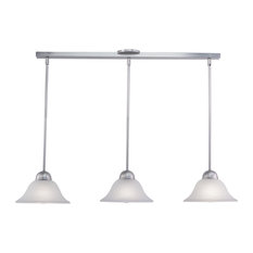 Da Vinci 3-Light Mini Pendant, Brushed Nickel