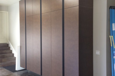 Example of a mid-sized classic attached garage design in Salt Lake City