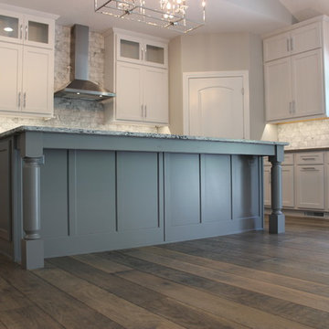 Hazelwood Homes- New Home in Moline With Whites and Grays Showcased