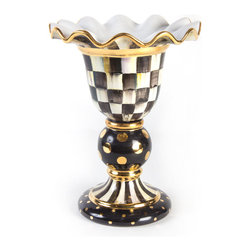 Courtly Check Stately Vase | MacKenzie Childs - Vases