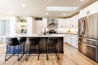 Inspiration for a transitional kitchen remodel in Denver