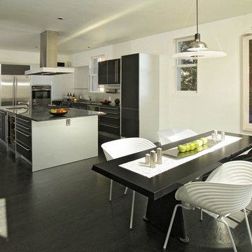 Kitchen and dining area