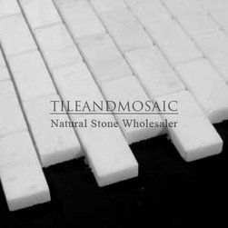 Statuary Crystal White Marble Italian Statuario 1x2 Mosaic Tile Polished - Products