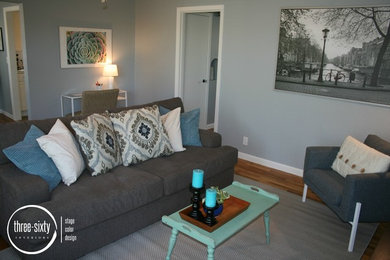Inspiration for a transitional home design remodel in Portland