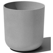 Root and Stock Sonoma Tall Cylinder Planter, Size: D:18 x H:36, Gray