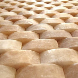 Architectural Bianco Hizhou 2x2 tumbled Stone tile - Tile
