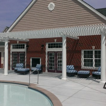 Apartment Complex Pergola