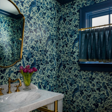 Colorful Powder Room