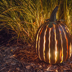 Desert Steel Pumpkin Luminary - Holiday Lighting