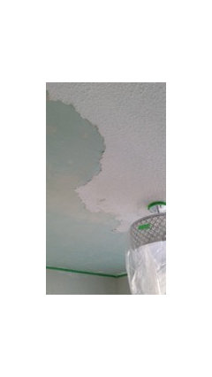 How Can I Remove A Popcorn Ceiling Painted With Oil Based Paint