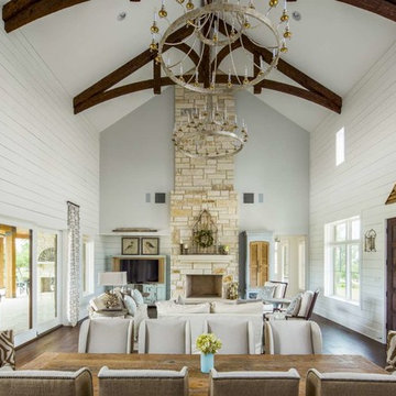 New Take on Texas Farmhouse by John Siemering Homes Austin TX