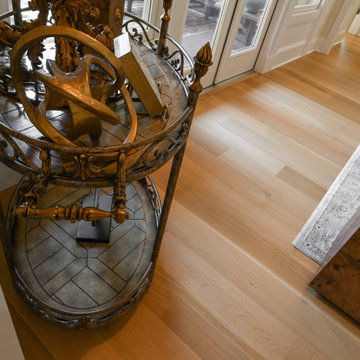 7-Inch Rift and Quartered White Oak Engineered Installation, Site-Finished in Ch