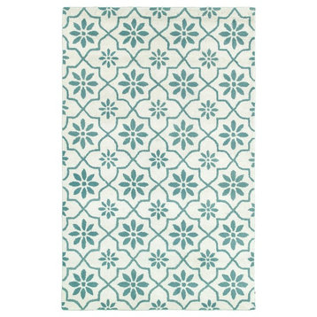 Rizzy Home Opus OP8234 Off White Print Area Rug, Runner 2'6" x 8'