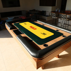 Custom Billiards Table with Poker Conversion Top - Game Tables