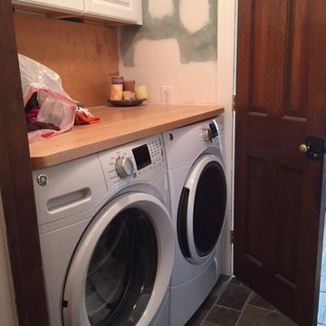 Mudroom and Laundry Room Custom Cabinets and Locker Storage