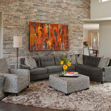 basement stacked stone