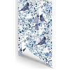 Cardinal's Embrace Wallcovering, Indigo, Roll, Peel and Stick