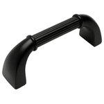 Cosmas - Cosmas 7714FB Flat Black Cabinet Pull, Single - Manufacturer: Cosmas