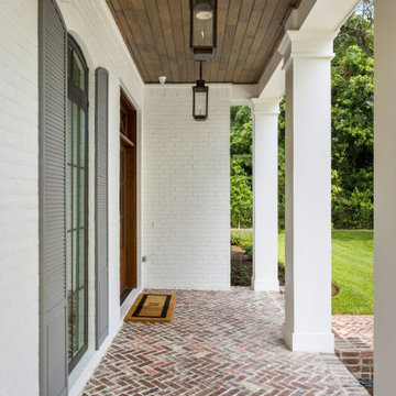 Reclaimed and Painted Brick Creole Style