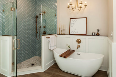 Inspiration for a transitional bathroom remodel in Baltimore