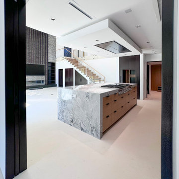 Project #126 | Contemporary Staircases with Integrated LEDs & Glass Railing