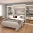 Bestar Pur By Bestar 136 Queen Wall Bed Kit, White