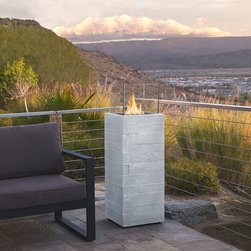 Board Form - Propane Fire Column - Fire Pits