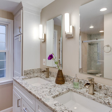 Transitional Bathroom Remodel - Master & Powder Takoma Park MD