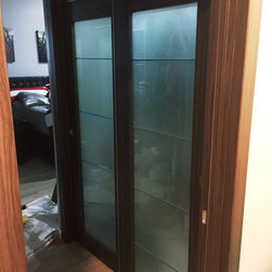 Private Residence - Custom Interior Doors Gray Oak 2 - Interior Doors
