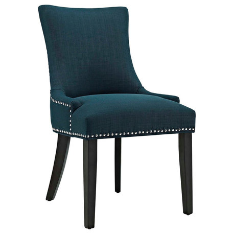 Marquis Upholstered Fabric Dining Chair, Azure