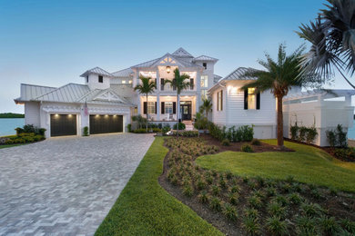 Home design - coastal home design idea in Miami