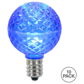 Vickerman Xled17G52-10 G50 Led Blue Faceted Replacement Bulb