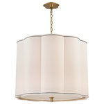 Hudson Valley Lighting - Hudson Valley Lighting 7925-AGB Sweeny - Five Light Pendant - Sweeny Five Light Pe Aged Brass *UL Approved: YES Energy Star Qualified: YES ADA Certified: n/a  *Number of Lights: Lamp: 5-*Wattage:60w Candelabra bulb(s) *Bulb Included:No *Bulb Type:Candelabra *Finish Type:Aged Brass