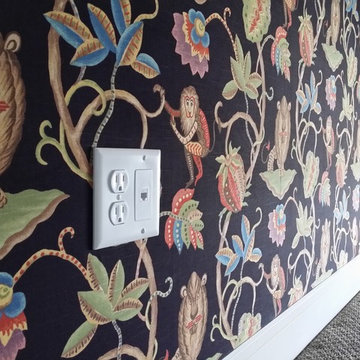 Single wall - Fabric wall upholstery