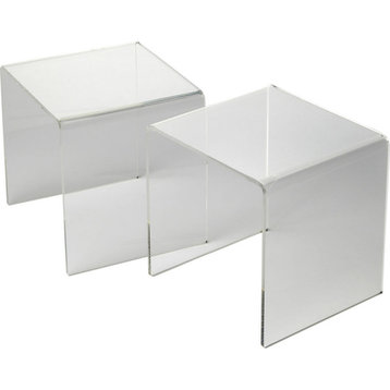 Crystal Clear Acrylic Bunching Table, Clear