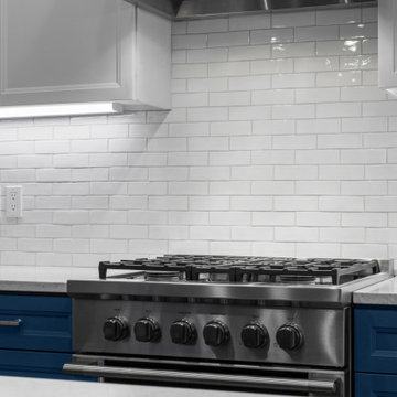 Vickery Park Blue & White Kitchen