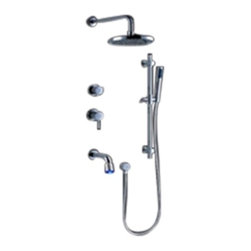 Napoli Multi Function LED Shower Set - Showerheads And Body Sprays